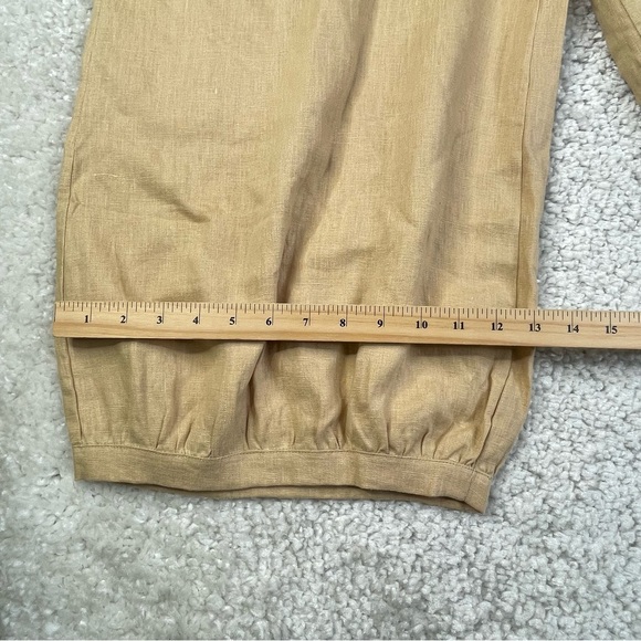 NWT Nomad the Label French Linen Pants Parachute Balloon Wide US 12 XL - Picture 12 of 16